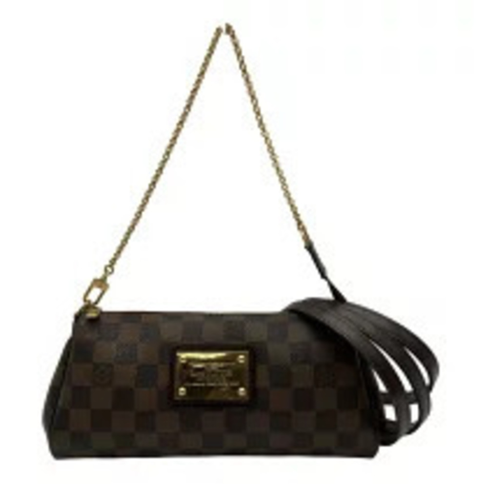Louis Vuitton Eva Brown Damier Leather Handbag